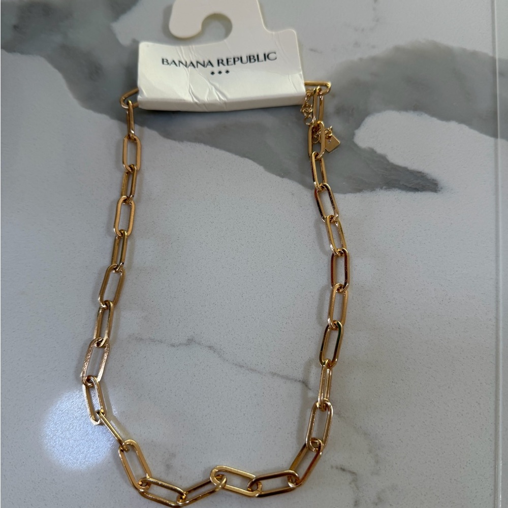 Banana Republic Gold-Tone Link Necklace